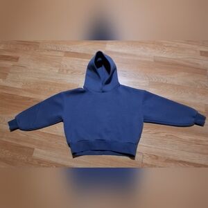 Women's Slate Blue Hooded Puffer Jacket